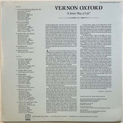 Oxford Vernon LP A better way of life  kansi EX- levy EX Käytetty LP