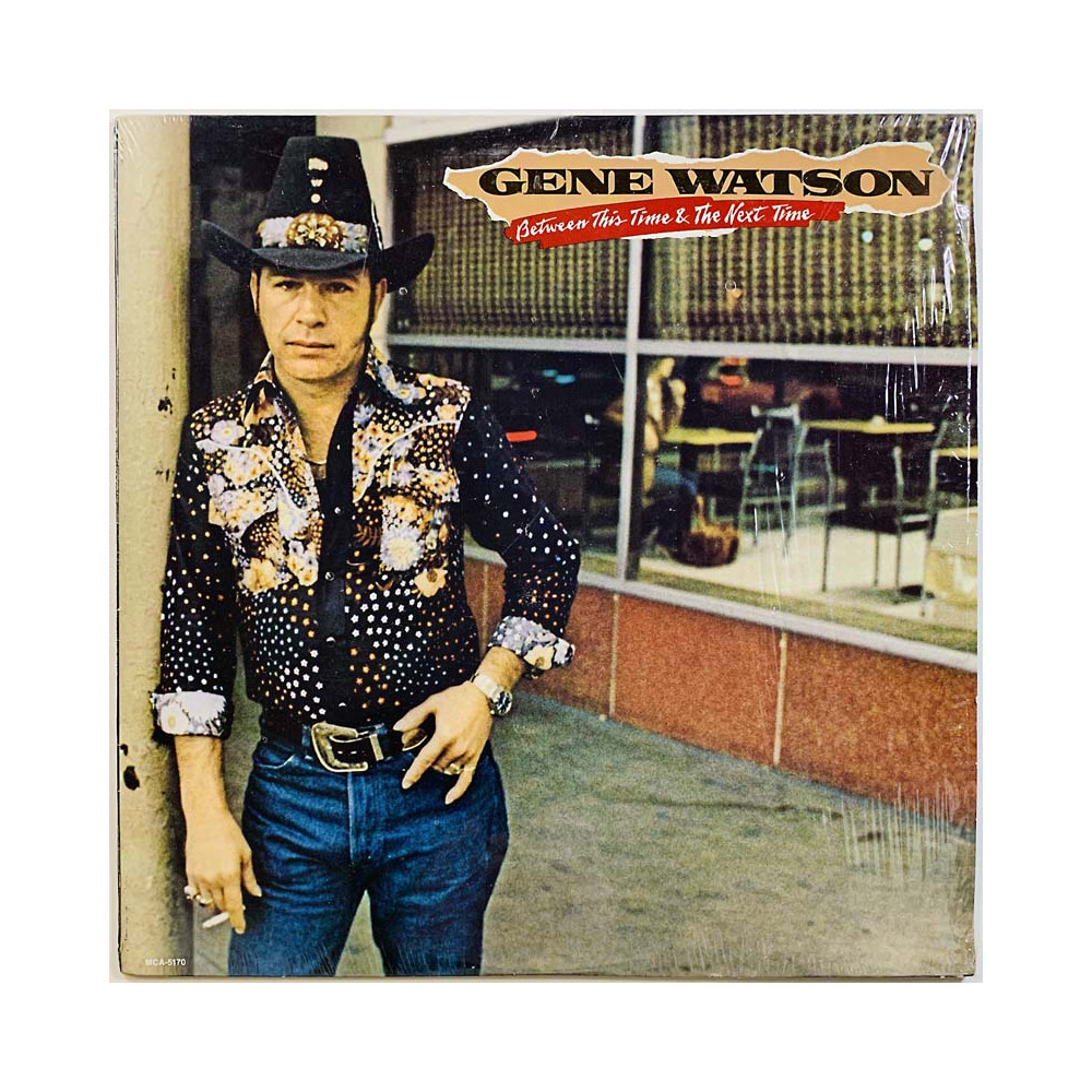 Watson Gene LP Between this time & the next time  kansi EX levy EX Käytetty LP