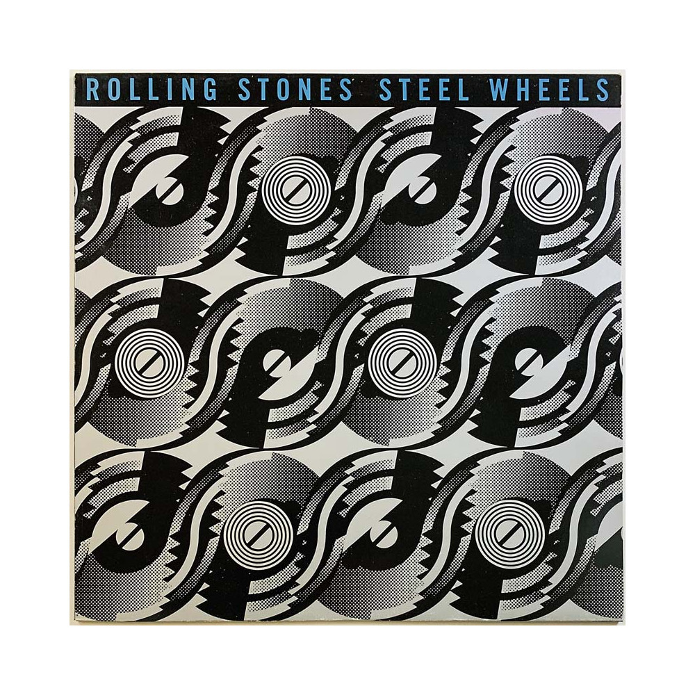 Rolling Stones LP Steel Wheels  kansi EX levy EX Käytetty LP