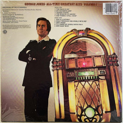 Jones George LP All-time greatest hits volume 1  kansi EX levy EX Käytetty LP