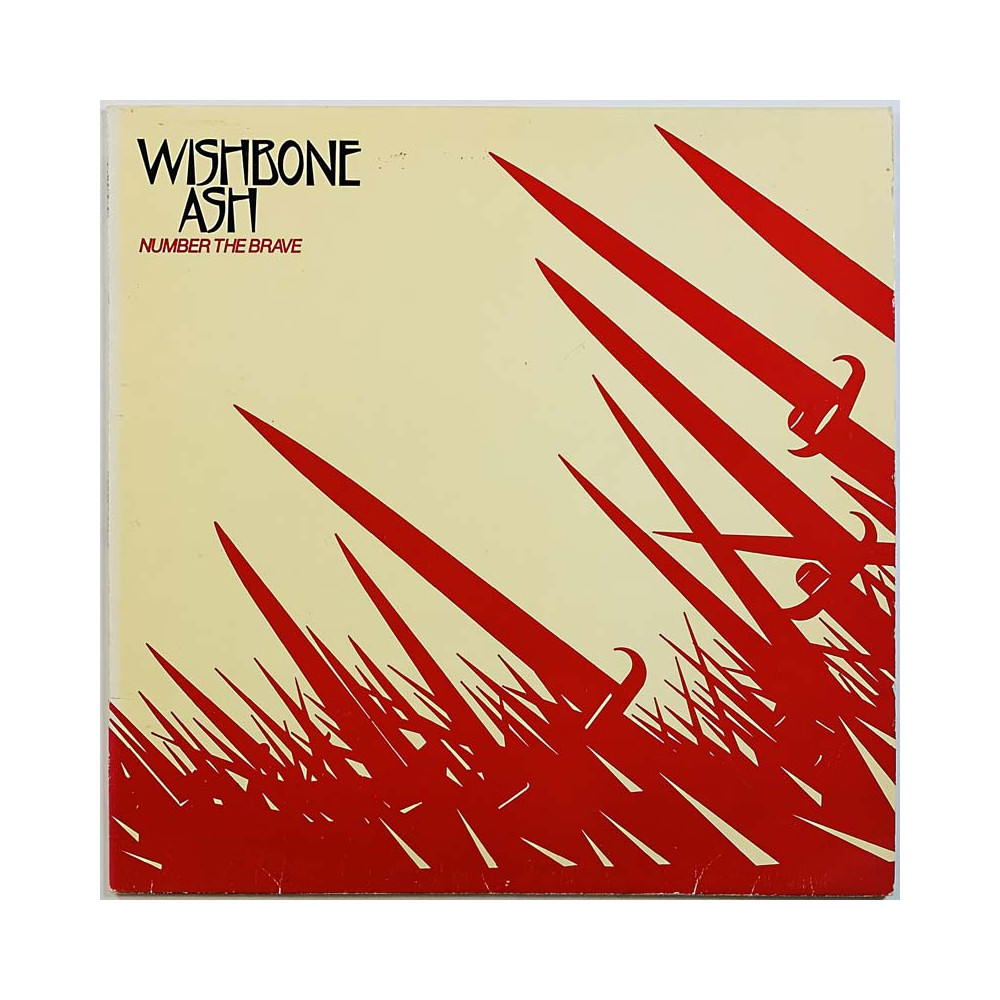 Wishbone Ash 1981 MCA 5200 Number the brave Begagnat LP