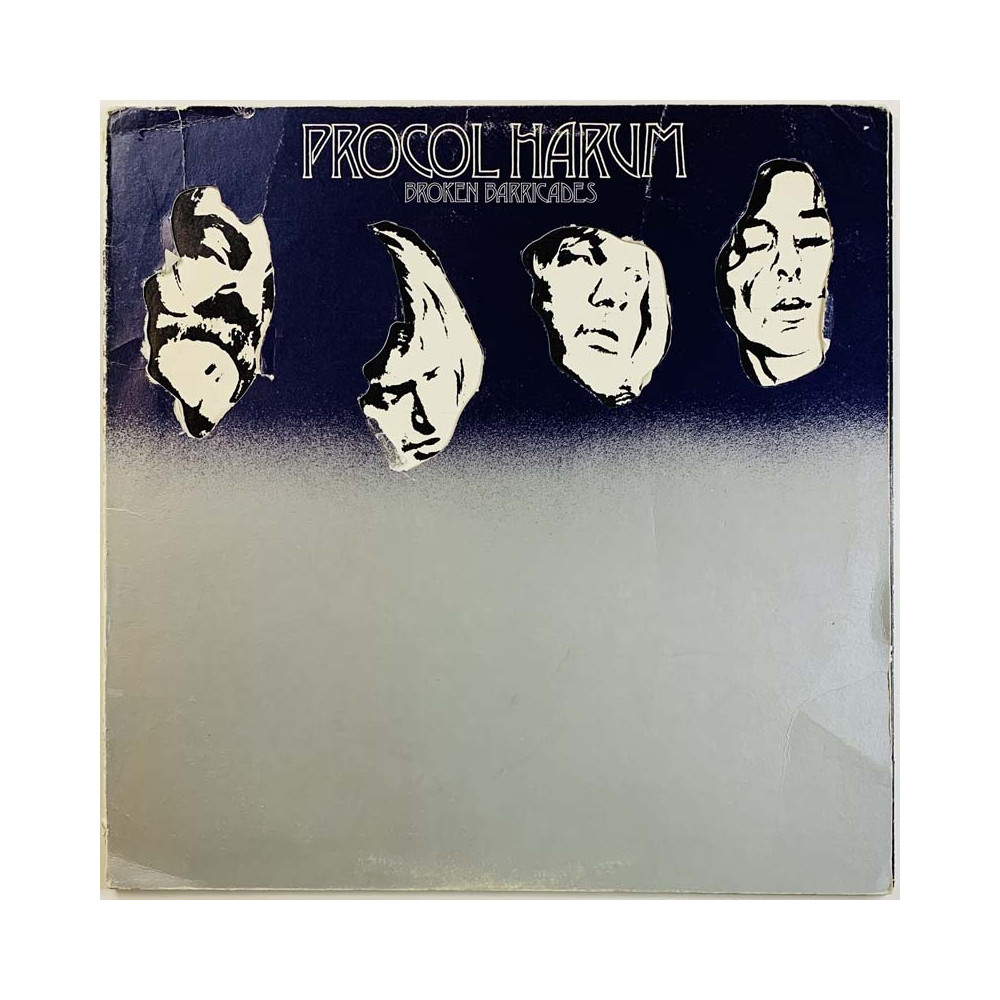 Procol Harum LP Broken Barricades  kansi VG- levy VG Käytetty LP