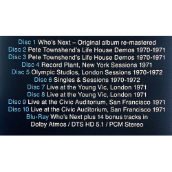 Who CD Who's Next | Life House Blu-ray +10CD CD