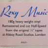 Roxy Music 1972 RMLP1 Roxy Music -72 LP