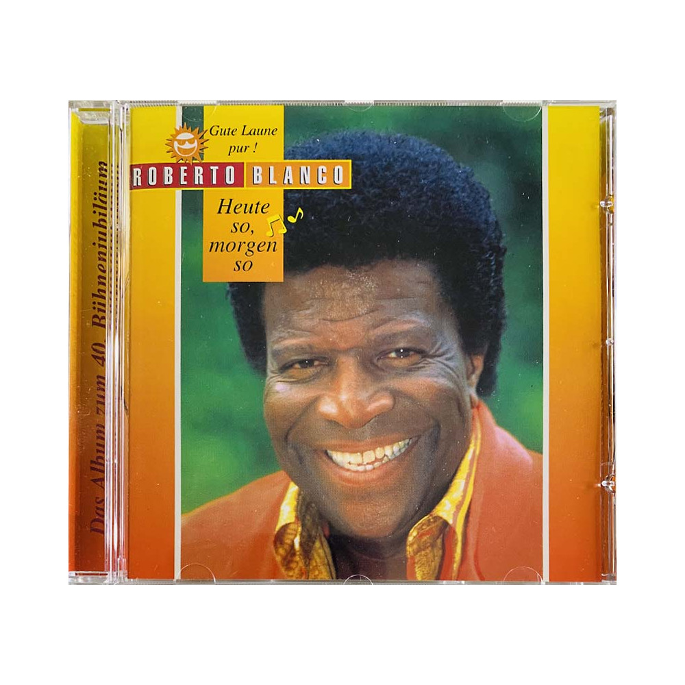 Blanco Roberto CD Heute so, morgen so  kansi EX levy EX Käytetty CD