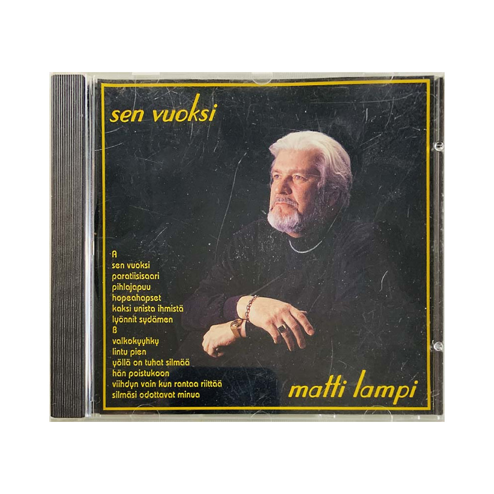 Lampi Matti CD Sen vuoksi  kansi EX levy EX Käytetty CD
