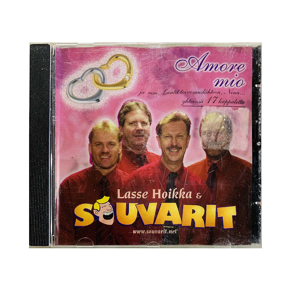 Lasse Hoikka & Souvarit CD Amore mio  kansi VG+ levy VG Käytetty CD
