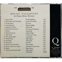Tallqvist Helge & Deep Blue Divers CD Hitsville Hop  kansi EX levy EX Käytetty CD