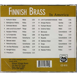 Finnish Brass CD In America  kansi EX levy EX Käytetty CD