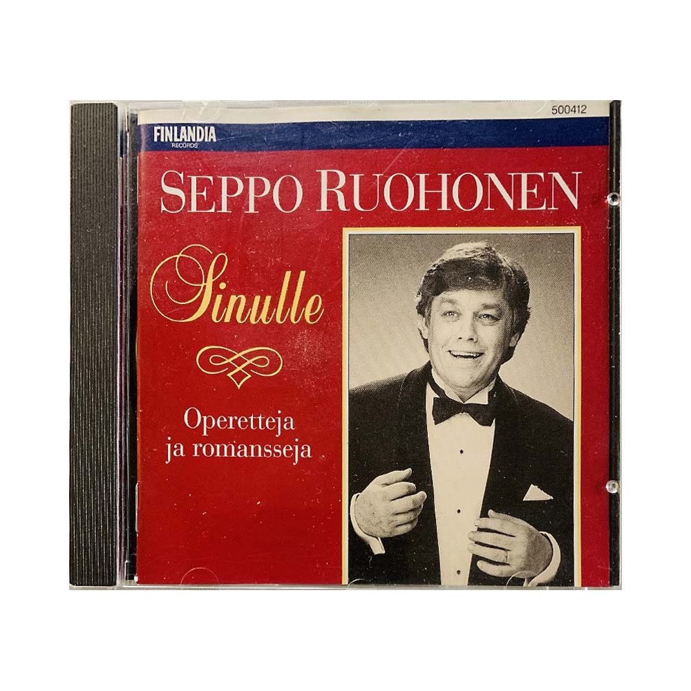 Ruohonen Seppo CD Sinulle Operetteja ja romansseja  kansi EX levy EX Käytetty CD