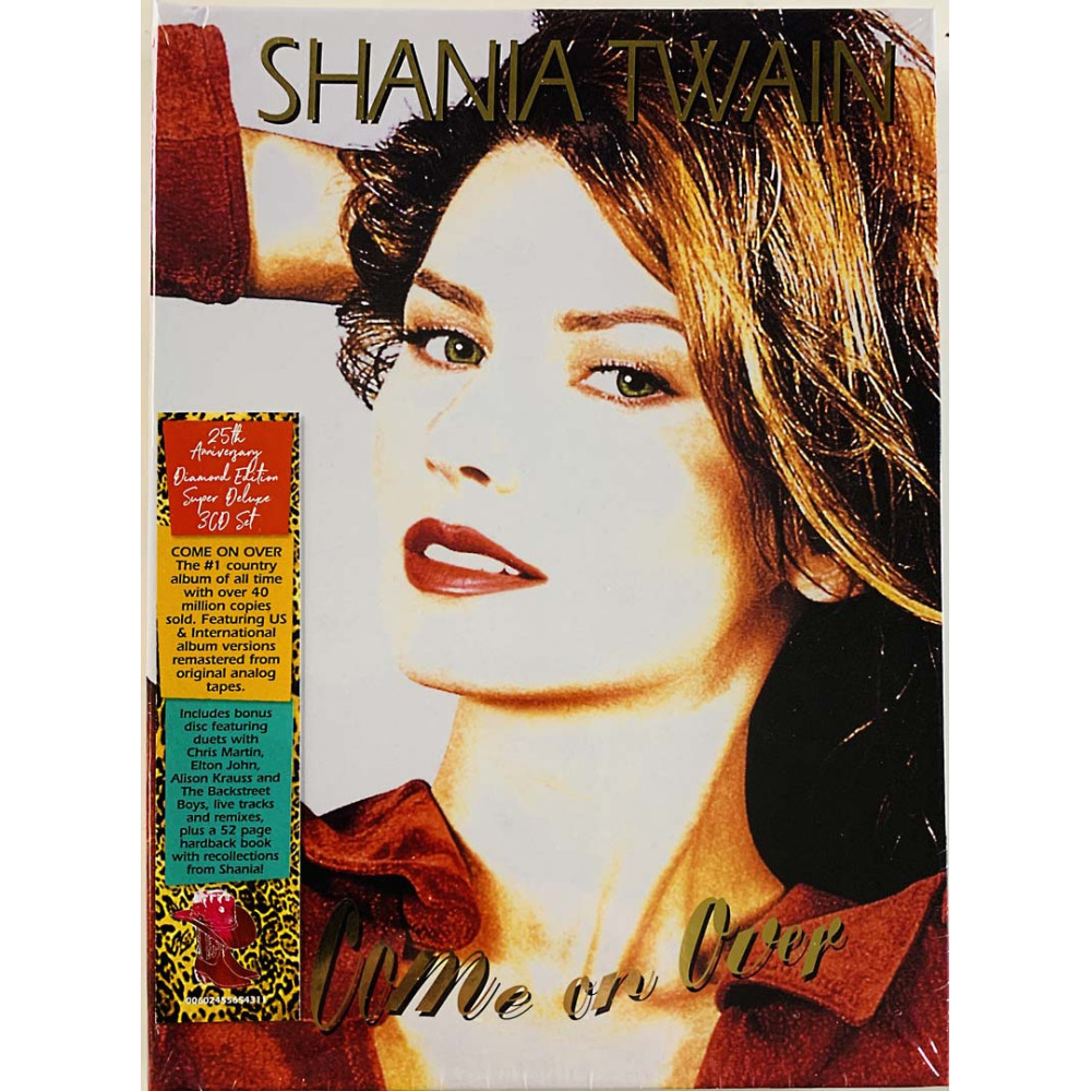 Twain Shania CD Come On Over, 25th anniversary deluxe 3CD  kansi  levy  CD