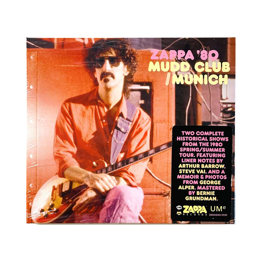 Zappa Frank CD Zappa ‘80 Mudd Club / Munich 3CD  kansi  levy  CD