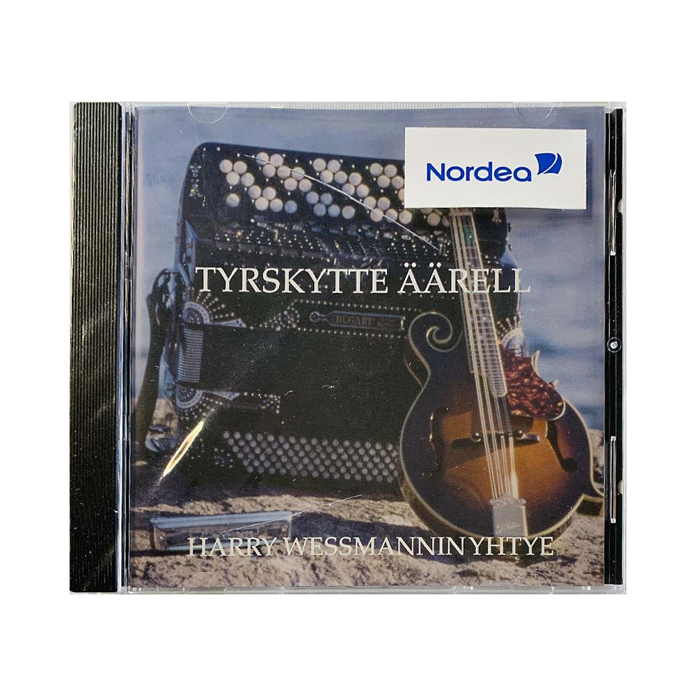 Harry Wessmannin yhtye CD Tyrskytte äärell  kansi EX levy EX Käytetty CD