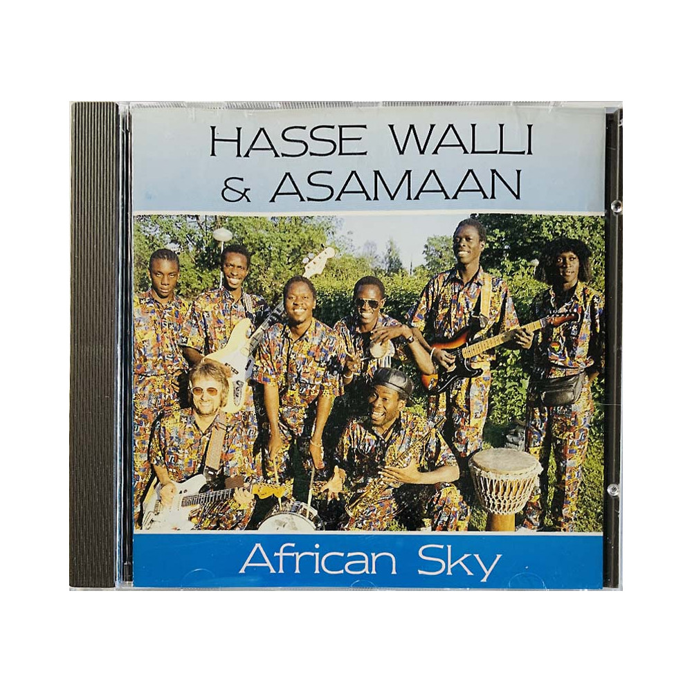 Walli Hasse & Asamaan CD African Sky  kansi EX levy EX Käytetty CD