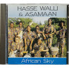 Walli Hasse & Asamaan CD African Sky  kansi EX levy EX Käytetty CD