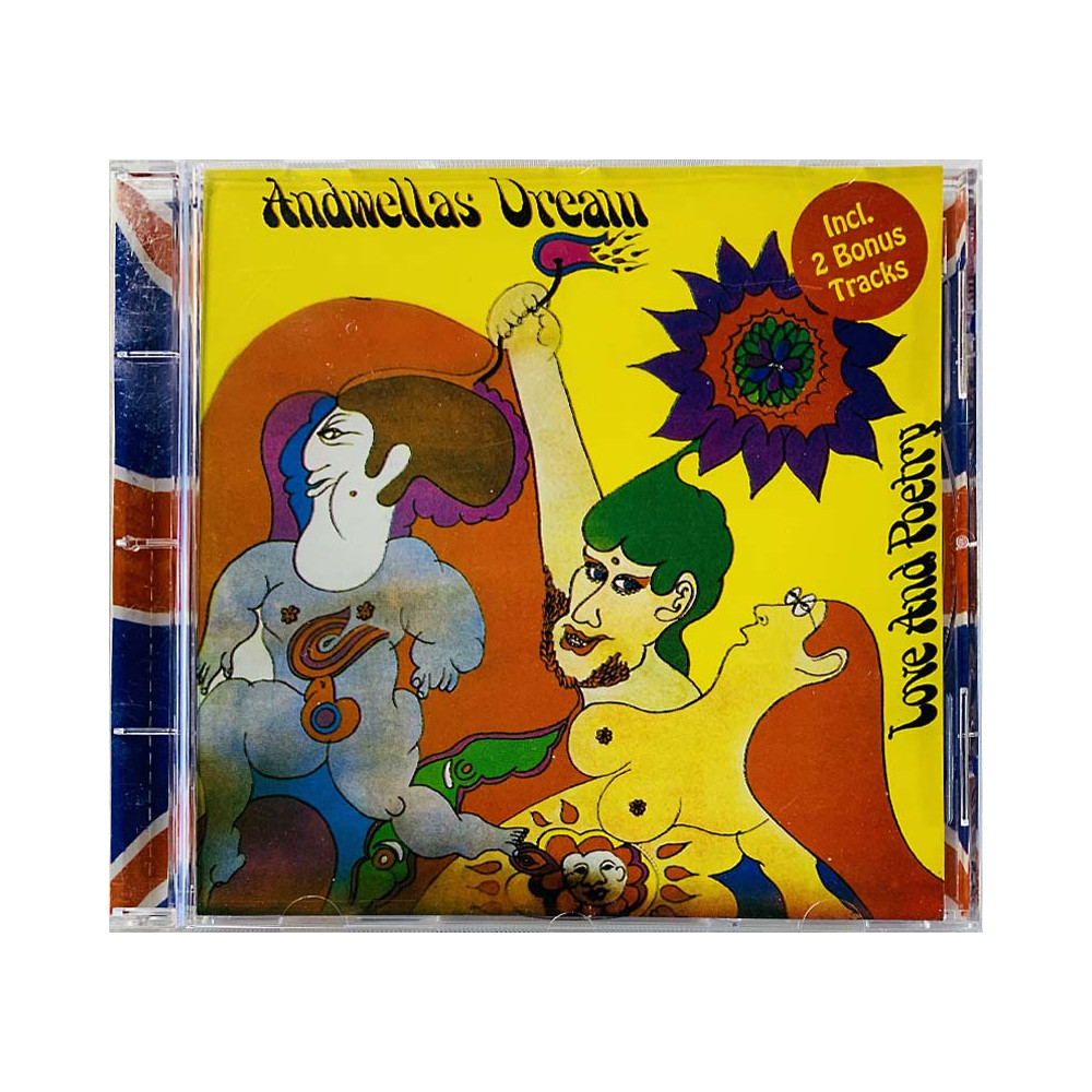 Andwellas Dream CD Love And Poetry  kansi EX levy EX Käytetty CD