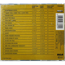 Elvis Presley CD The number one hits  kansi EX levy EX Käytetty CD