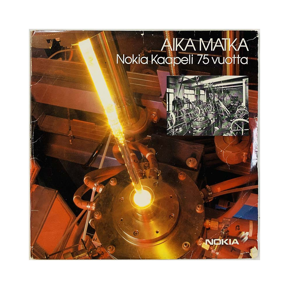 Nokia 1912-1987 LP Aika matka Nokia Kaapeli 75 vuotta 2LP  kansi G- levy G Käytetty LP