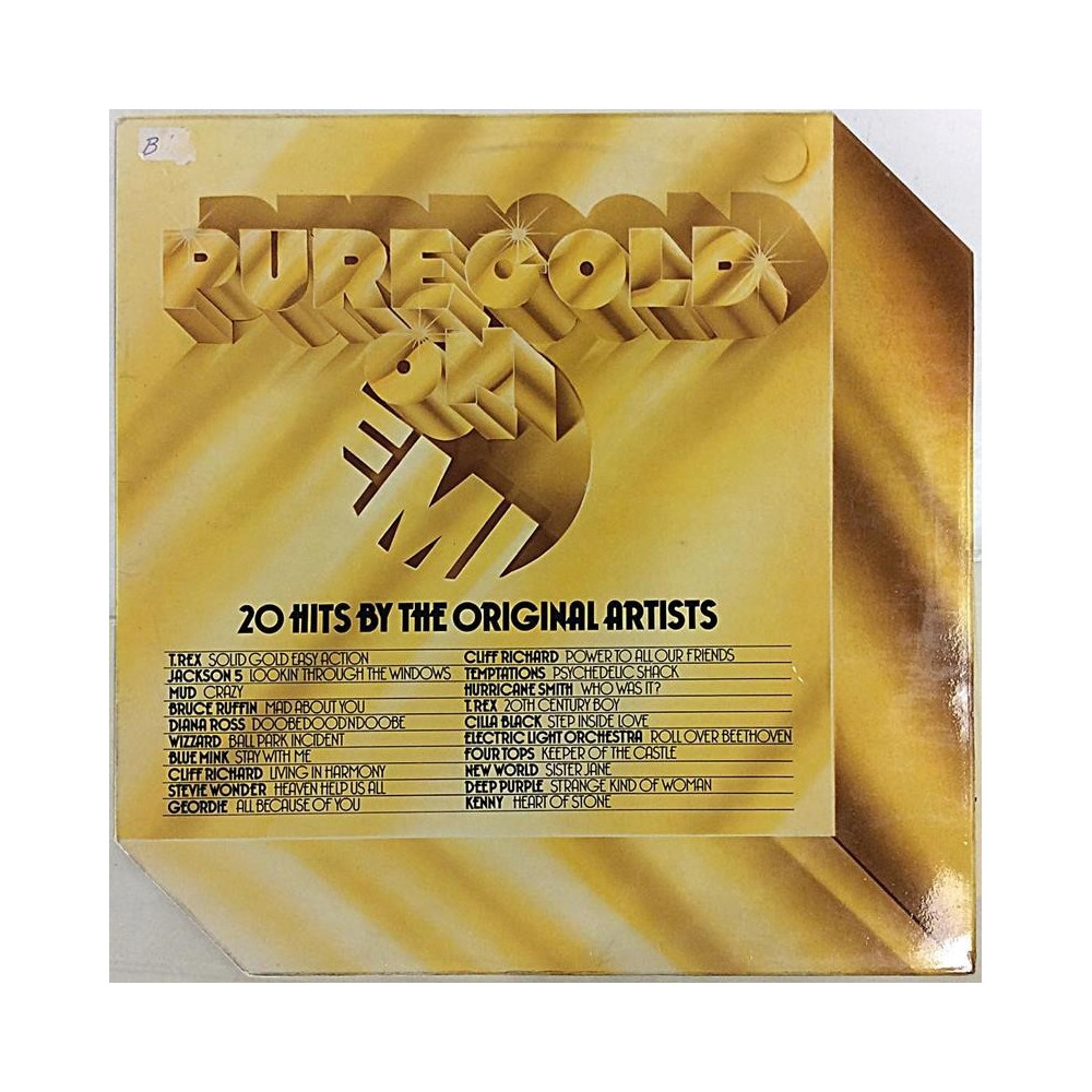 Various Artists: Pure Gold 20 hits by the original atists - Begagnat LP
