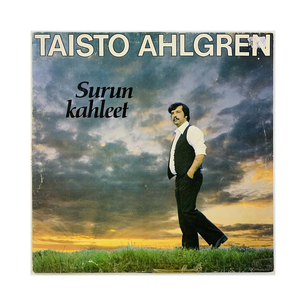 Ahlgren Taisto LP Surun kahleet  kansi G+ levy G Käytetty LP