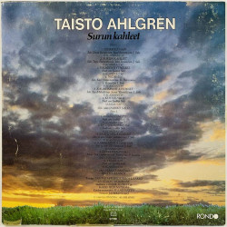 Ahlgren Taisto LP Surun kahleet  kansi G+ levy G Käytetty LP
