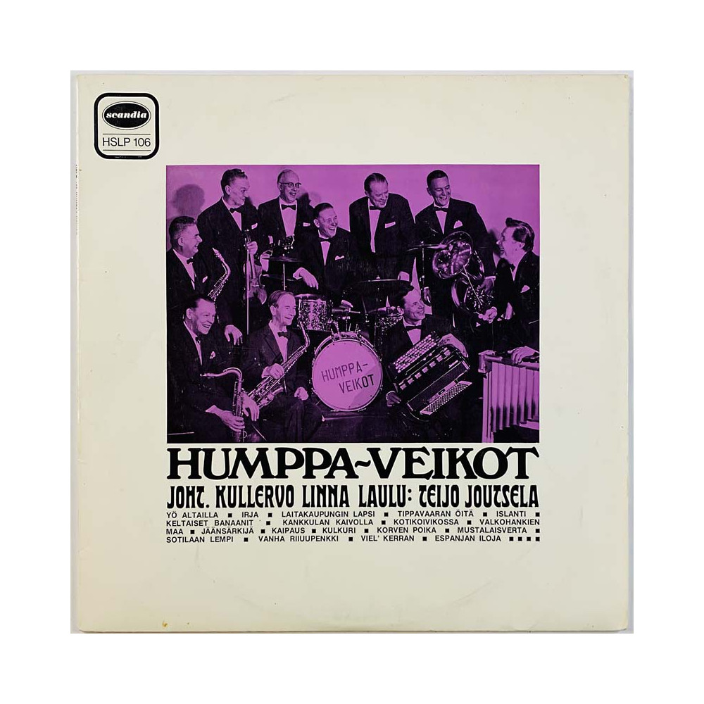 Humppa-Veikot LP Joht. Kullervo Linna laulu: Teijo Joutsela  kansi EX- levy EX- Käytetty LP