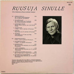 Vilho Vartiainen ja Rauno Lehtisen orkesteri 1984 SAU-LP 270 Ruusuja sinulle Begagnat LP