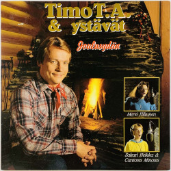 Timo T.A. Mikkonen & ystävät LP Joulusydän  kansi VG+ levy EX Käytetty LP