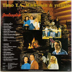 Timo T.A. Mikkonen & ystävät LP Joulusydän  kansi VG+ levy EX Käytetty LP
