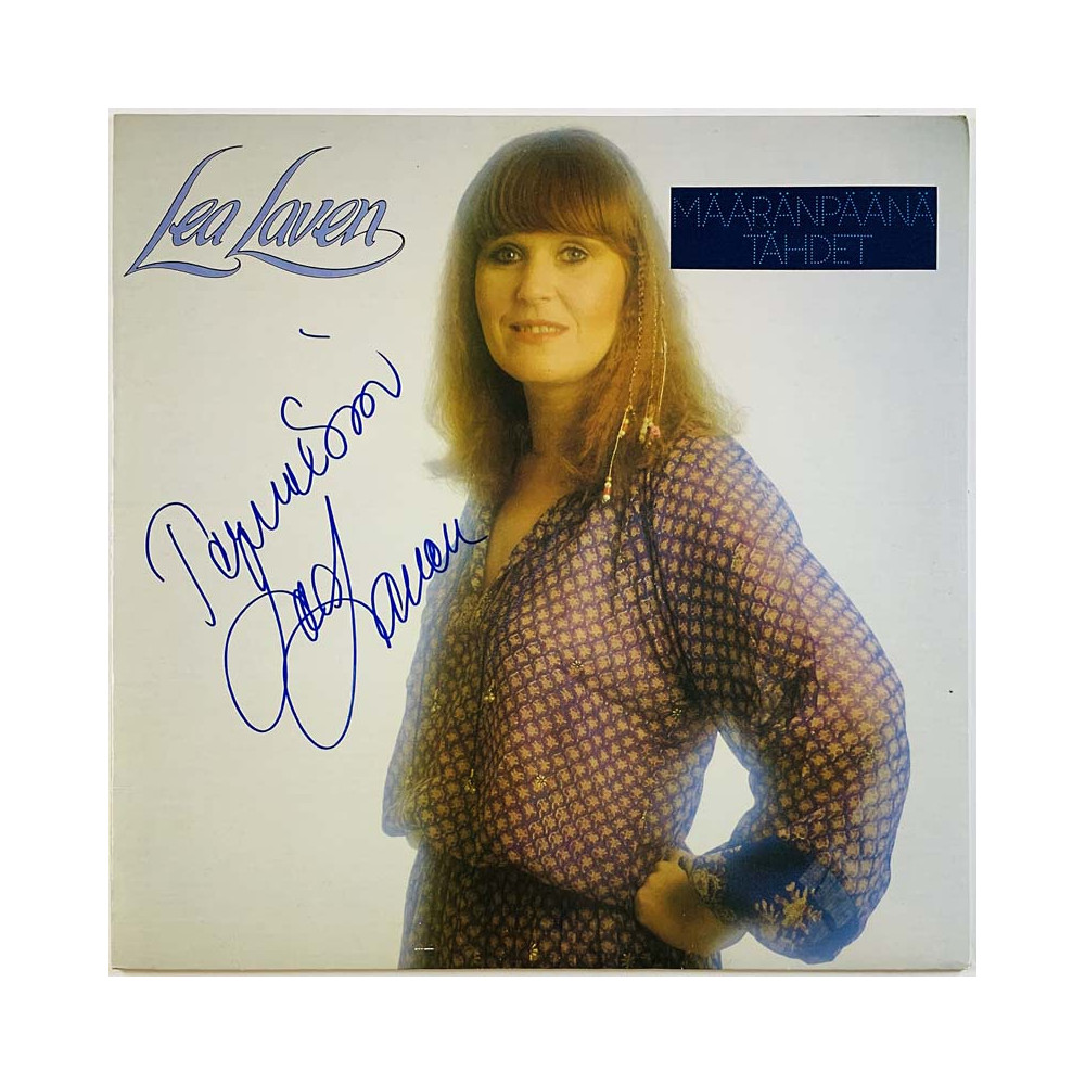Laven Lea LP Määränpäänä tähdet  kansi EX levy EX Käytetty LP