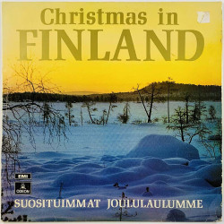 Tikkurilan laulajat LP Christmas in Finland  kansi VG levy VG Käytetty LP