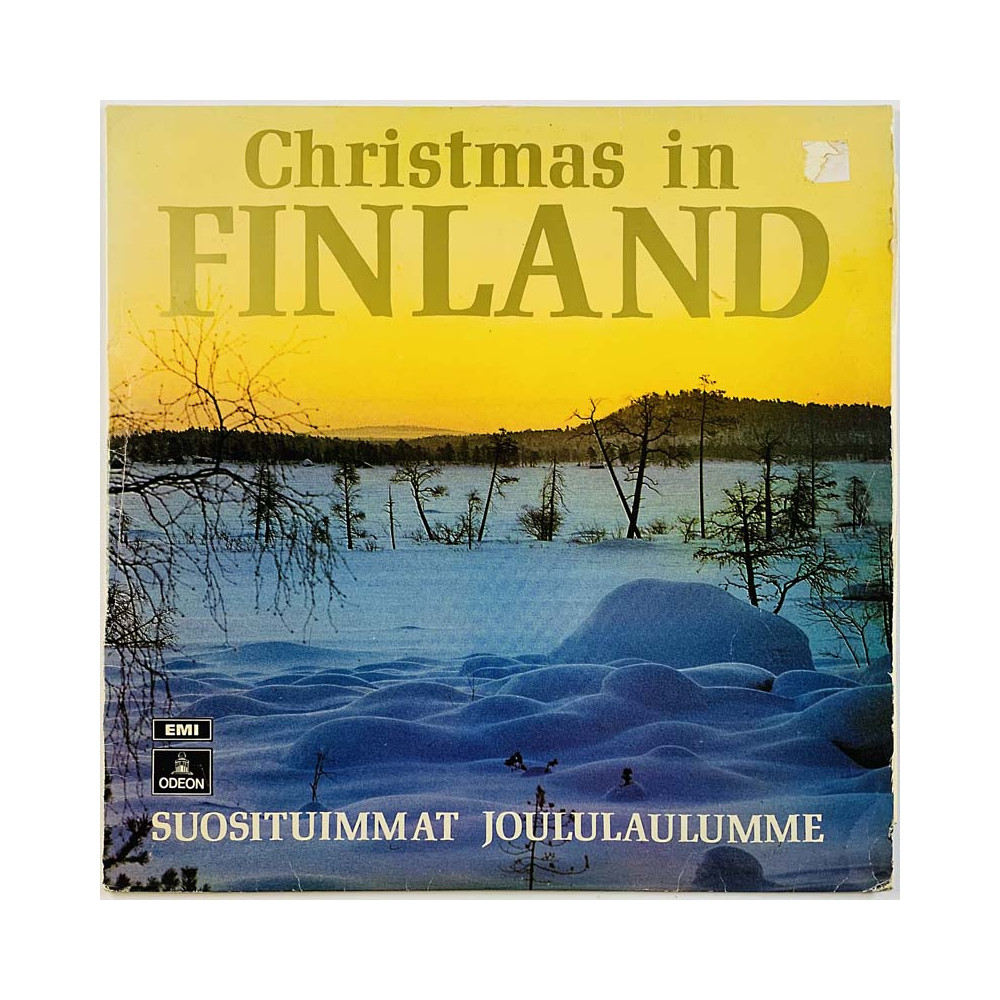 Tikkurilan laulajat LP Christmas in Finland  kansi VG levy VG Käytetty LP