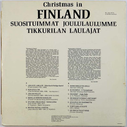 Tikkurilan laulajat LP Christmas in Finland  kansi VG levy VG Käytetty LP