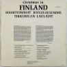 Tikkurilan laulajat LP Christmas in Finland  kansi VG levy VG Käytetty LP