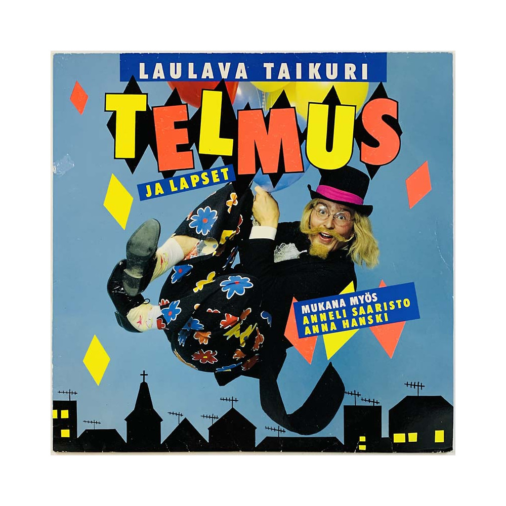 Laulava taikuri Telmus ja lapset LP Laulava taikuri Telmus ja lapset  kansi VG+ levy EX Käytetty LP