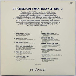 Strömbergin timanttilevy LP Ei ruostu, ei ruostu, ei ruostu milloinkaan...  kansi EX levy EX Käytetty LP