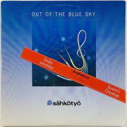 Sähkötyö joulutervehdys LP Out of the blue 2LP  kansi VG+ levy EX Käytetty LP