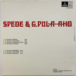 Spede & G. Pula-Aho 1969 5E 048-34224M G. Pula-Aho Pariisissa Begagnat LP