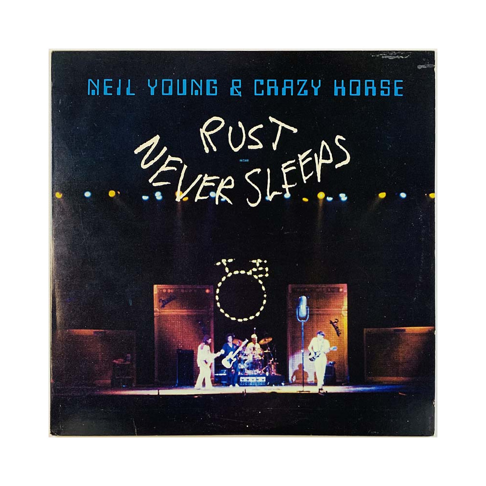 Neil Young & Crazy Horse LP Rust never sleeps  kansi EX- levy EX Käytetty LP