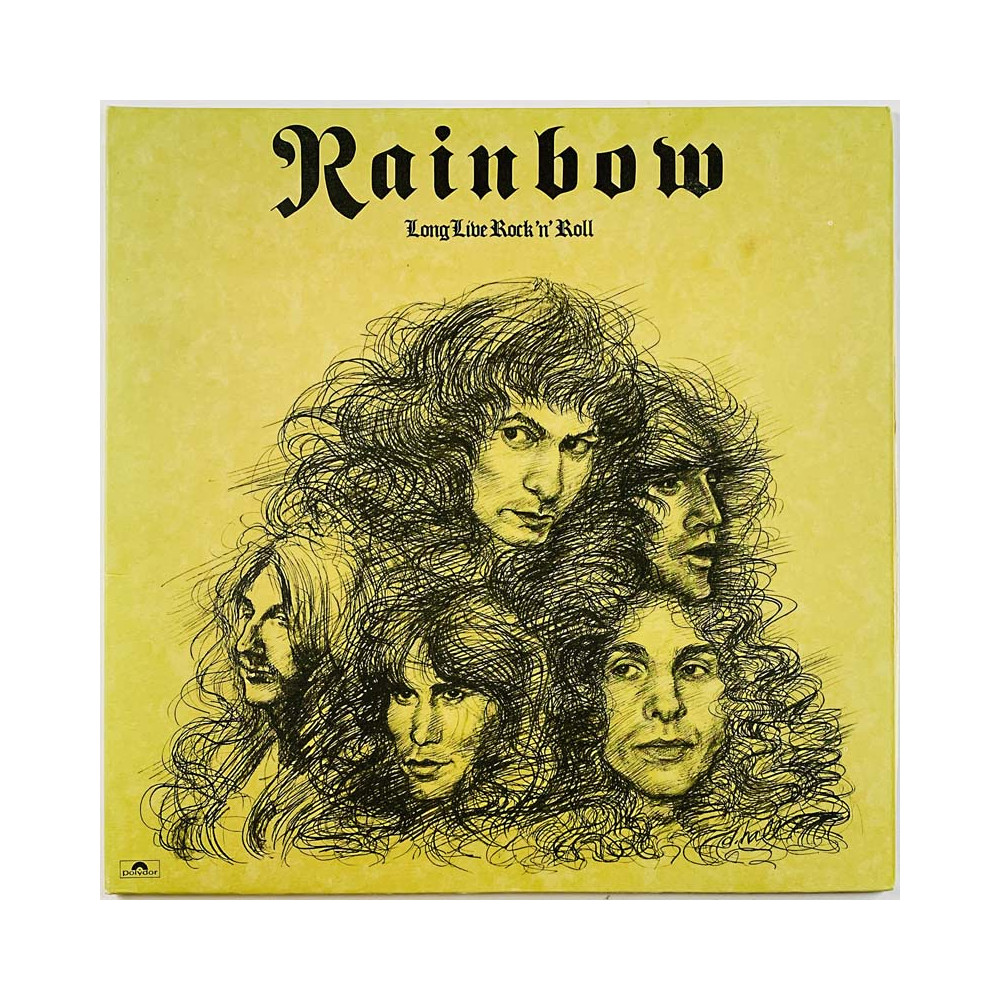 Rainbow LP Long live rock’n’ roll  kansi EX- levy EX- Käytetty LP