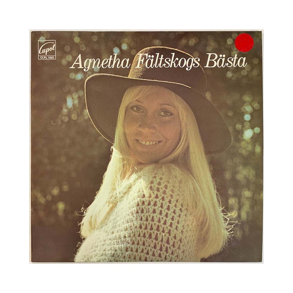 Fältskog Agnetha LP Bästa  kansi EX levy EX Käytetty LP