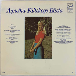 Fältskog Agnetha LP Bästa  kansi EX levy EX Käytetty LP