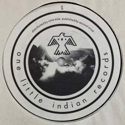 Flux LP Uncarved block  kansi EX- levy EX Käytetty LP