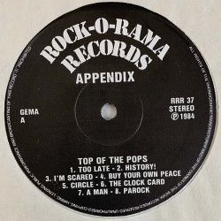 Appendix LP Top of the pops  kansi VG+ levy EX Käytetty LP