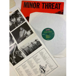 Minor Threat LP Minor Threat, red cover  kansi VG+ levy EX Käytetty LP