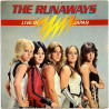 Runaways LP Live in Japan  kansi EX- levy EX Käytetty LP