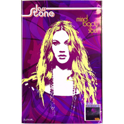 Joss Stone, Mind body & soul 2004  Kaksipuolinen promojuliste 51cm x 76cm Begagnat Poster