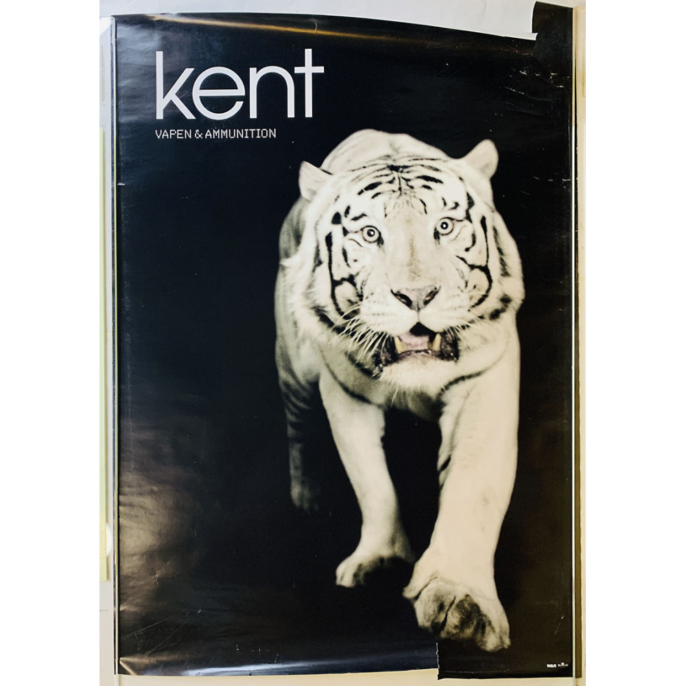 Kent. Vapen & Ammunition 2002  Promoposter 70cm x 100cm Begagnat Poster