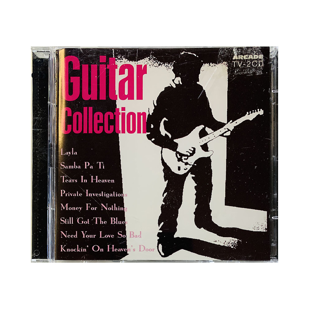 Santana, Clapton, G Moore, P Green ym. CD Guitar Collection 2CD  kansi EX levy EX Käytetty CD