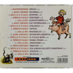 Fröbelin Palikat, Riitta ja Ti-Ti Nalle ym. CD Lasten Hitit  kansi EX levy VG+ Käytetty CD
